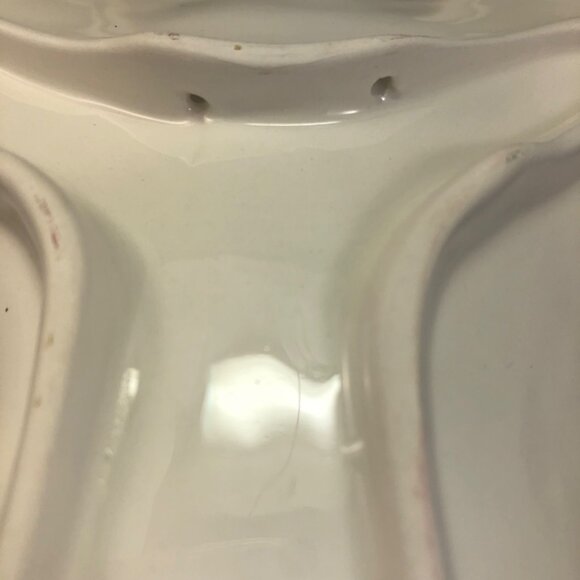 Fitz and Floyd "Snack Therapy" Reindeer Plate Vtg - Picture 6 of 6